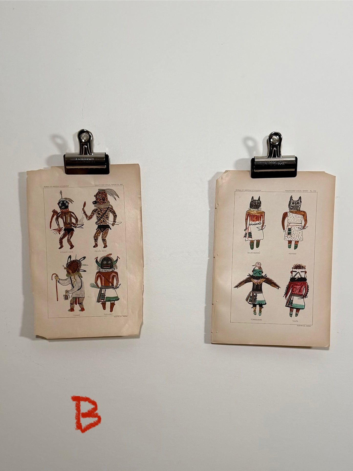 Pair of Kachina Lithographs