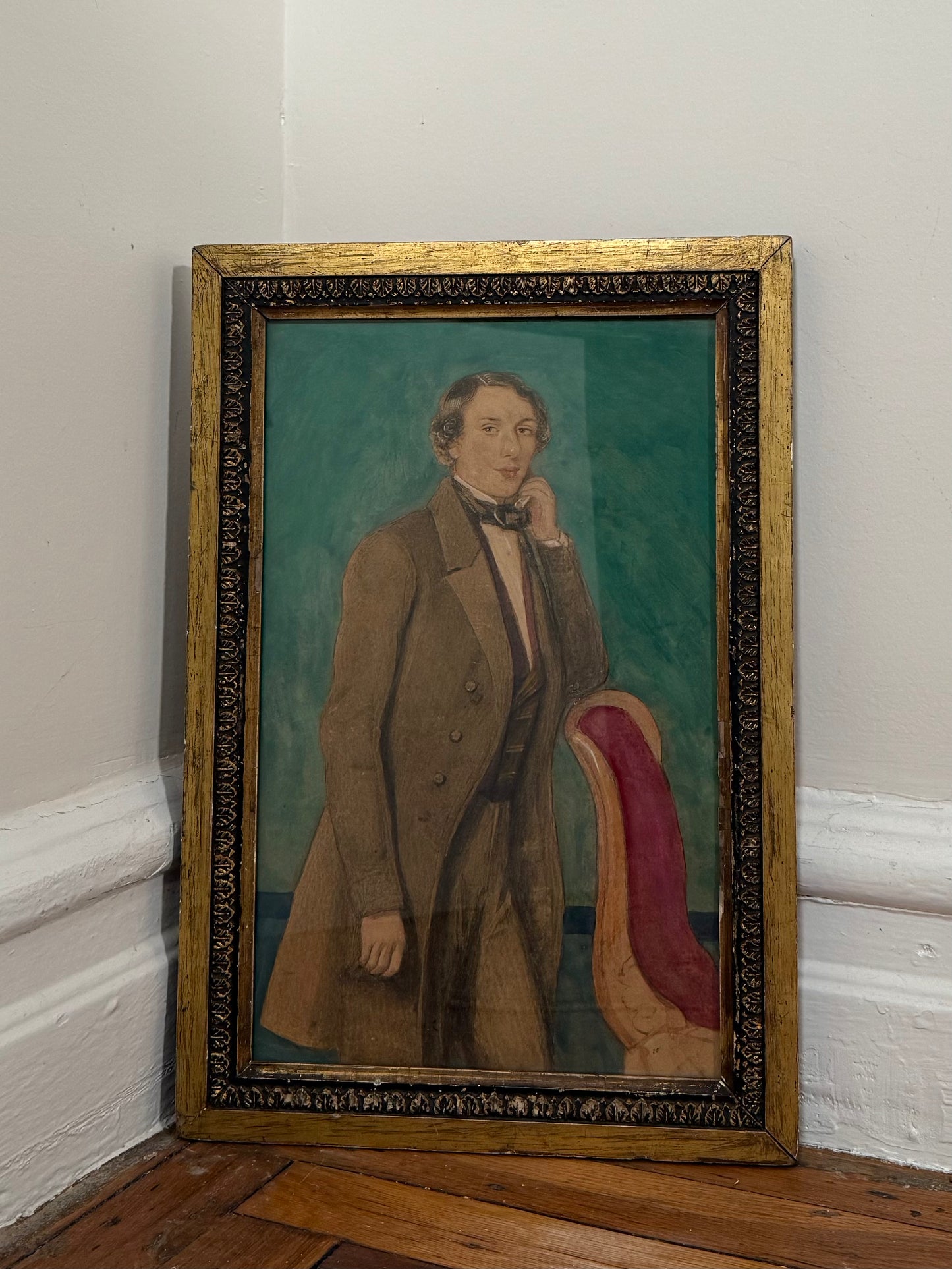 Victorian Watercolor Portrait